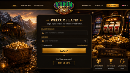 yukon gold casino Gameplay